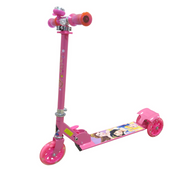 Самокат трехколесный складной Princess Pink